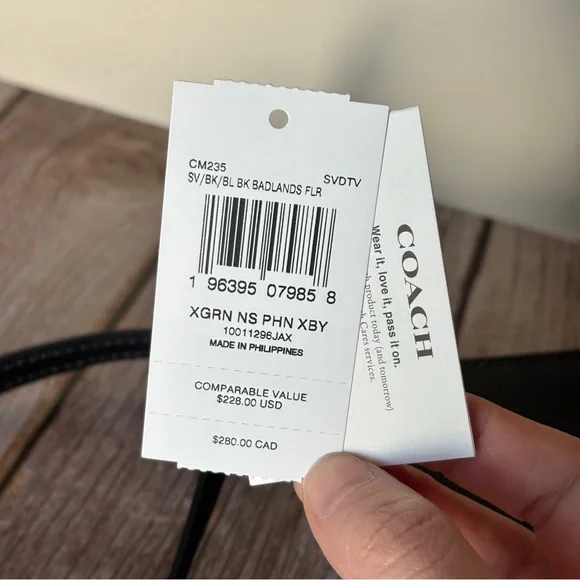 Coach North South Badlands Phone Crossbody - Picture 8 of 9